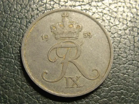 5 оре 1959 Данія Ціна