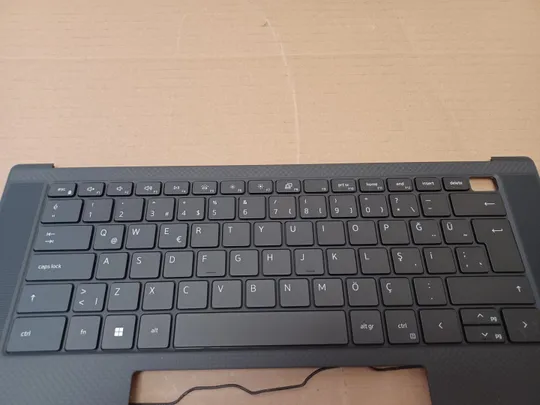 номер1051-1 корпус кришка Палмрест корпус топкейс Верхня панель палмрест cover-C 0TJP2V AQ3RH000112  з клавіатурою 0F6HHK 490.0JD07.2D0T  для Dell XPS 15 9500 9510 PRECISION 5550 5560 оригінал З аукціону