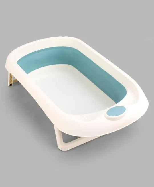 Складная ванночка для новорожденных 80×46×20 см с отсеком для слива Де купити