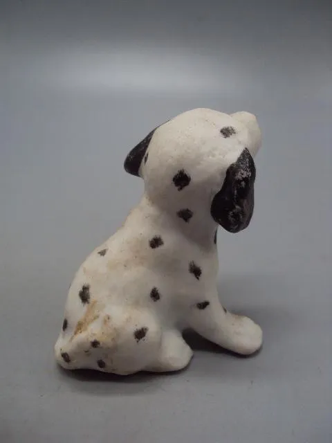 Фигура фарфор статуэтка миниатюра собака щенок далматин собачка далматинец высота 5,8 см №11172 Де купити