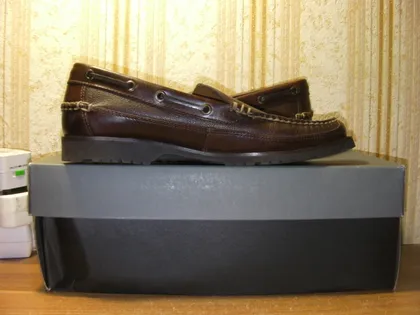 фото, Чоловічі Туфлі / Лофери / Сліпери Johnston & Murphy Slip On Driving Shoe 9M / 42 - 42,5 Устілкa 26,5 Теляча Шкіра з США
