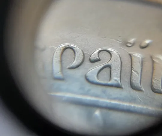 (7022) 50 копійок 2013 гарні викрошки та розколи на аверсі (різновид) (50 копеек 2013 брак) Інтернет-аукціон