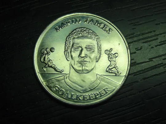 Жетон 2004 Національна збірна Англії - Девід Джеймс (воротар) Ціна