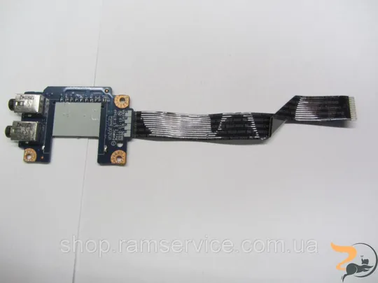 Роз’єми audio для ноутбука Lenovo G470, G570, G575, *LS-6756P REV:1.0, б/в Ціна