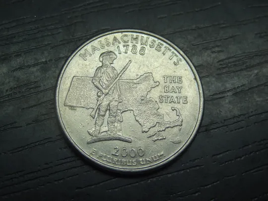 1/4 долара 2000 D США Массачусетс Ціна