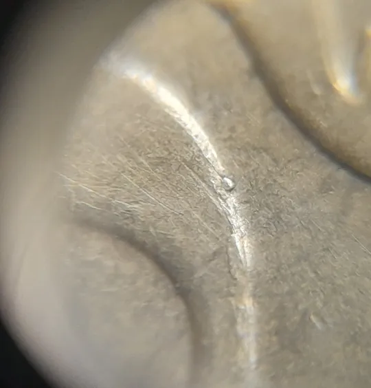 (1360) 50 копійок 2009 розкол у році карбування на аверсі + розколи на "0" номіналу на реверсі (50 копеек 2009 брак) Де купити