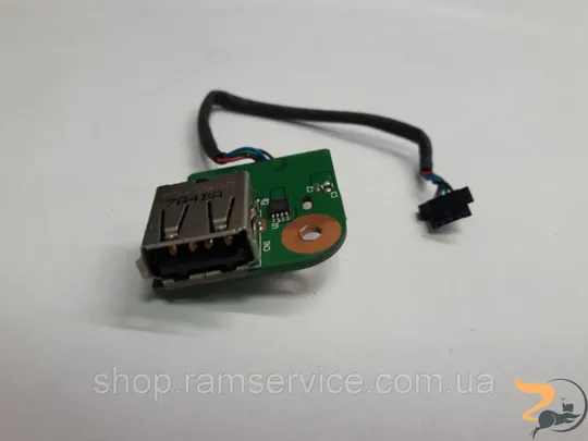 USB роз'єм для ноутбука HP Pavilion DV9000, *DAAT9TB28D6, DD0AT9THC00, б/в Ціна