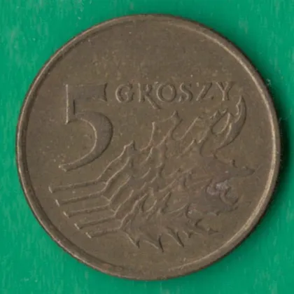 фото, 5 грошів 1998 року Польща [М]