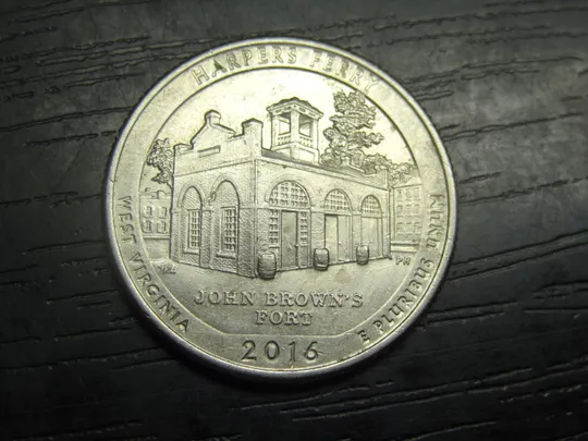 1/4 долара 2016 D США Харперс Феррі Ціна