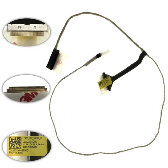 Шлейф матриці для ноутбука HP (15-DA, 15-DB, 15Q-DS), 40pin with touch (dc020031g00) Ціна