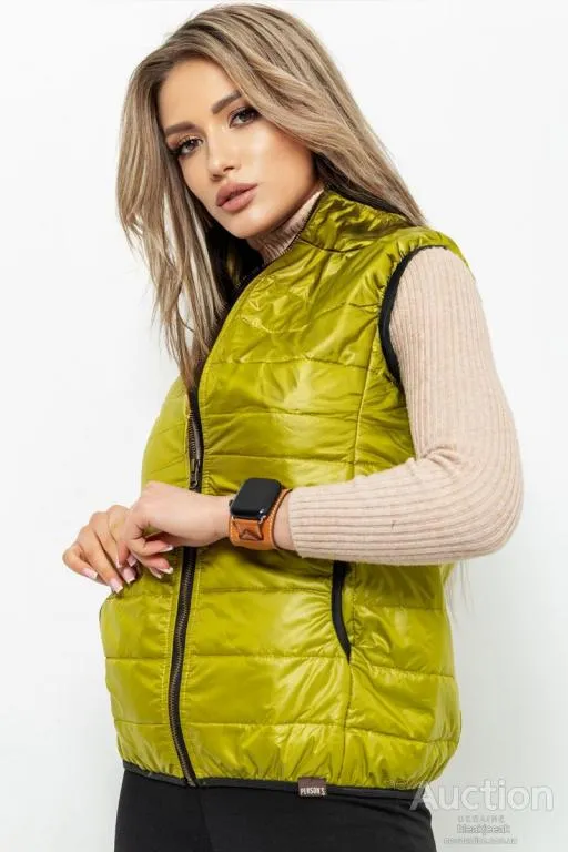 Жилетка женская, цвет оливковый, 182R31398 З аукціону