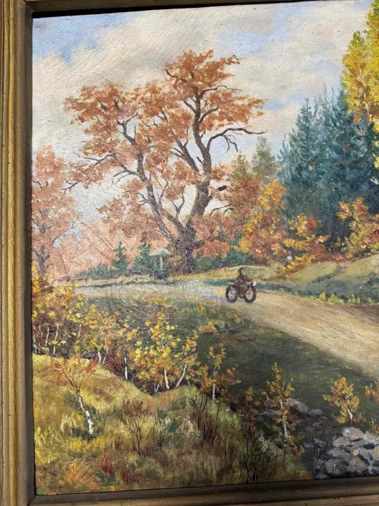 Картина Ю.С.Чаплінський. Краєвиди Мирополя. Дорога на Вільху. 1977р. Ціна