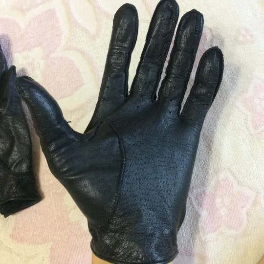 Купити перчатки нат.кожа тонкие с перфорацией для водителя L - ка