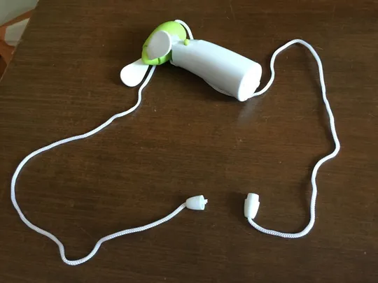 Портативный вентилятор на батарейках Де купити