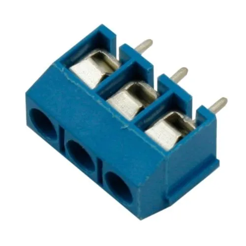 Клеммная колодка на 3 контакта, 10шт, шаг 5мм KF301-3P Ціна