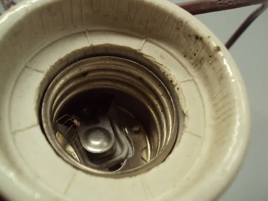 Патрон удлинитель лампа фарфор ссср цоколь большой высота 19,5 см, диаметр 7,2 см №16021 Інструкція