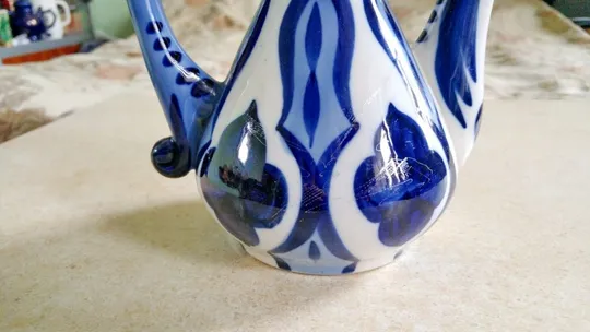 Чайник заварювальний стара радянська порцеляна Кисловодськ Вживане 0,5л На торгах