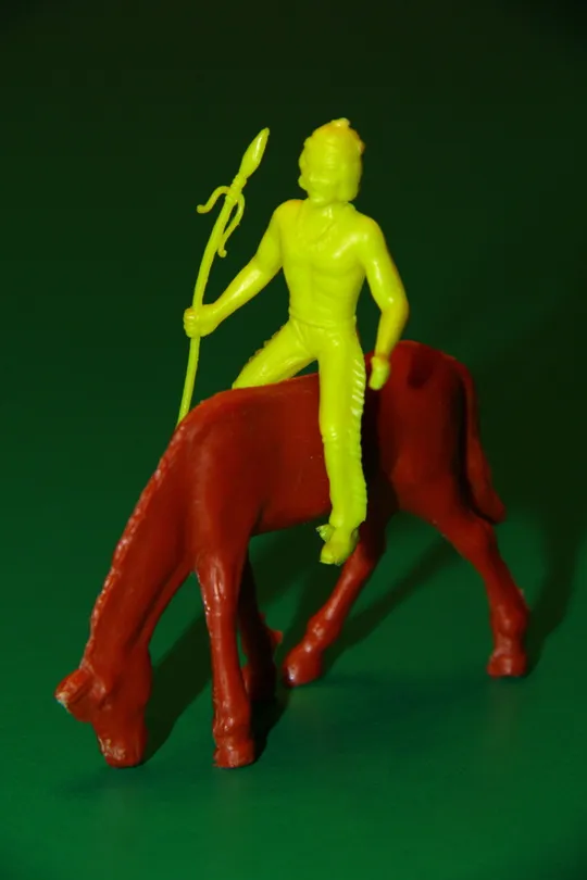 ІНДІАНЕЦЬ ІЗ СПИСОМ НА КОНІ индеец  50-52мм MPC США Ціна