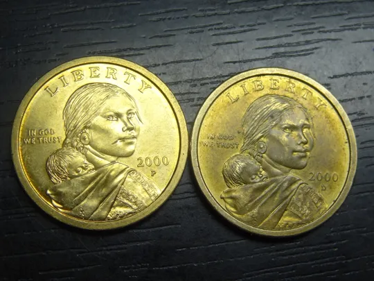 1 долар 2000 США (два різновиди) Ціна