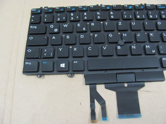 Купити 635-4 клаватура робоча 0H87NF  для Dell Precision 7710 7720 Latitude E5550 E5570 5580 5590 оригінал
