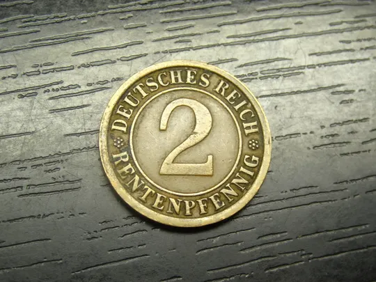 Купити 2 рентенпфеніга Німеччина 1924 J