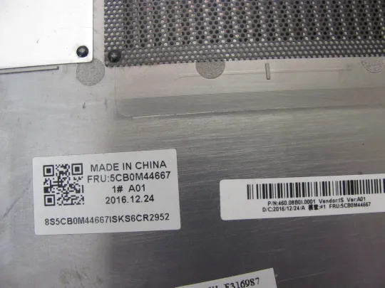 номер0929-29 Кришка дно піддон корпуса Нижний корпус (дно) для ноутбука Низ 46008B0I0025 5CB0M44667 для Lenovo V110-15IKB V110-15ISK оригінал Інтернет-аукціон