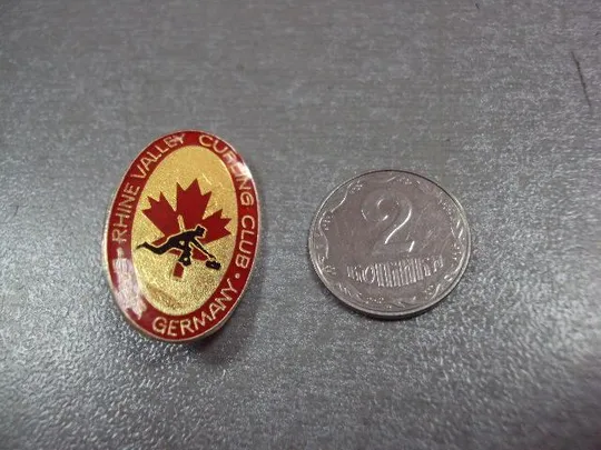 знак керлинг cc curling club rhine valley германия №2870 Ціна