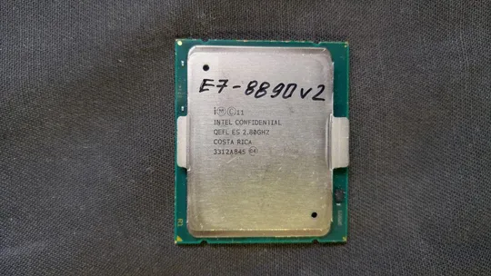 15 ядер/30 потоков Intel Xeon E7-8890 V2 QEFL 15C/30HT 2.80-3.40GHz/37.MB/8.0GT/s s2011 R1 Вживане Ціна