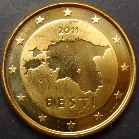 1 євроцент 2011 Естонія UNC Ціна