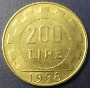Купити 200 лір 1998 Італії