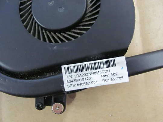 544-9 система охолодження 6043B0181201 840662-001  для HP ProBook  640 G2 640 G3 645 G2 645 G3    оригінал Інтернет-аукціон