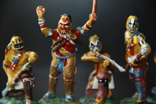 индейцы гуроны 55-60мм (Armies in Plastic) Де купити