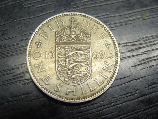 1 шилінг 1963 Британія (англійський тип) Ціна