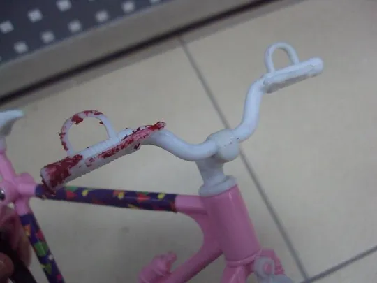 Велосипед для куклы барби б/у (нет педалей) №3013 Недорого