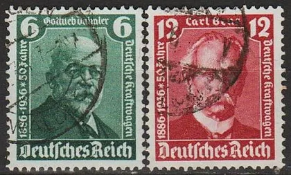 фото, 1936 - Рейх - Даймлер-Бенц Mi.604-605  _2,50 €