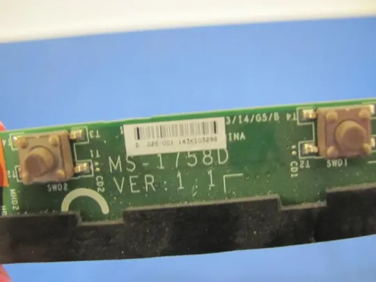 №65-6 кнопка живлення MS-1758D для MSI GP70 CX70 MS-1758 оригінал З аукціону
