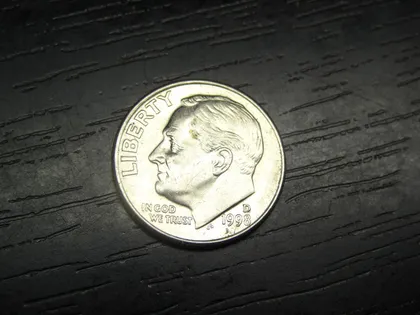 фото, 1 дайм 1998 D США