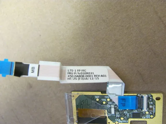 номер1038-8 сканер відбитку 450.0AB0B.0001 01ER031 для Lenovo Thinkpad T570 P51S Сенсор відбитків пальців Сканер безпеки Датчик аутентифікації Плата сканер відбитку fingerprint scanner оригінал З аукціону