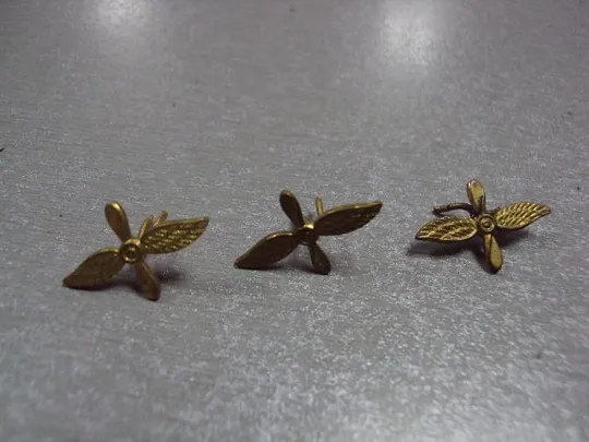 Купити милитария петлица знак эмблема военно воздушные силы лот 3 шт №2530