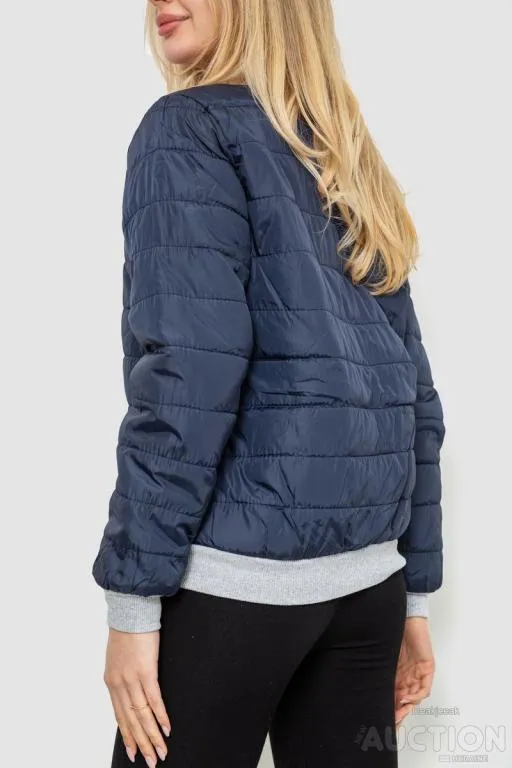 Бомбер женский, цвет темно-синий, 243R03960 Продаж