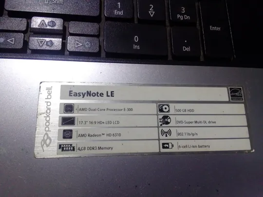 Купити ноутбук 15.6" packard bell eg70bz