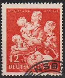 фото, 1943 - Рейх - Допомога матері Mi.859  _гаш