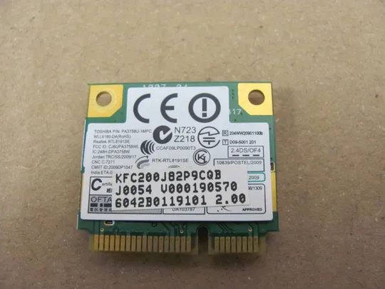 Купити номер0314-24 WI-FI адаптер PA3758U-1MPC для Toshiba Satellite L650 L655 оригінал