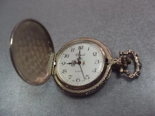 часы карманные cariole кварц гонконг рыба рыбка не на ходу №502 Продаж