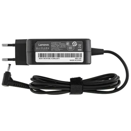 фото, Блок живлення для ноутбука LENOVO 20V, 3.25A, 65W, 4.0*1.7mm, квадратный корпус, black
