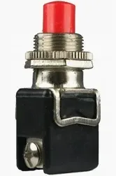 Купити PBS-13B Кнопка без фіксації  OFF-(ON), 2pin, 4А, 250V