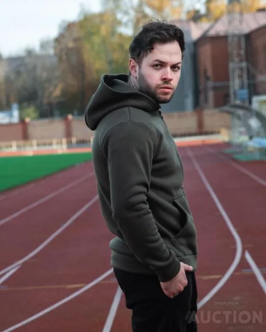 Чоловічий утеплений зіпер - Europe колір хакі Продаж