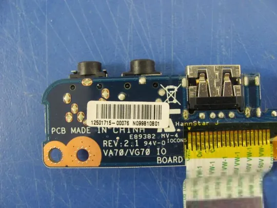 №203-7 плата USB AUDIO N099B10B01 для Aspire E1-731 E1-771 оригінал Інтернет-аукціон