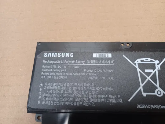 акб оригінал  AA-PLPN6AR 7.4V 42WH  для Samsung NP900X1B NP900X1A Акумуляторна батарея живлення battery Оригінальна батарея З аукціону