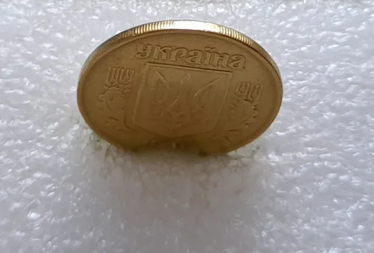 (3581) 25 копійок 1992 1.2ААв брак &quot;привид&quot; на аверсі (25 копеек 1992 призрак) Недорого